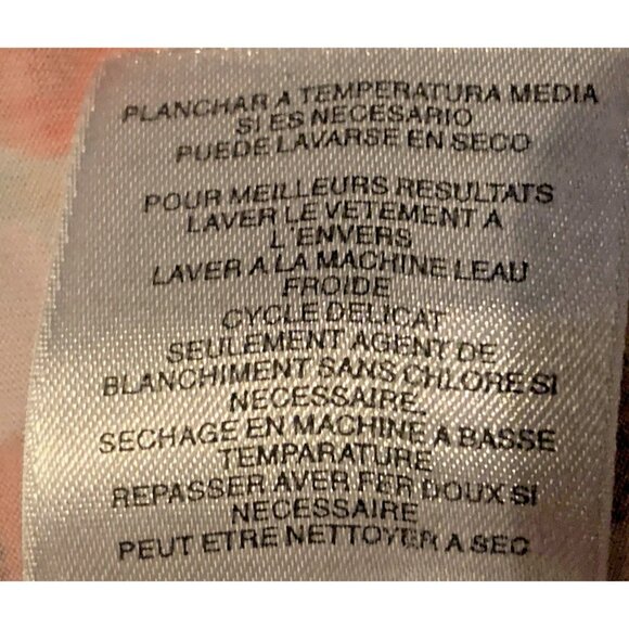 Kasper Womens Abstract V Neck Tank Top Size L Multicolor Sleeveless - Picture 10 of 10